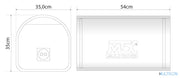 MTX RTT12AV – Caisson tube bass-reflex 30cm 350W RMS 4Ω MTX