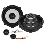 MUSWAY CSH6.2C – Kit 2 voies séparées 16,5 cm Plug & Play pour Hyundai MUSWAY