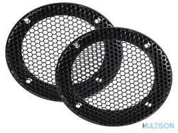 MUSWAY MGR4 - Grilles Universelles Pour Haut-Parleurs 10 cm MUSWAY
