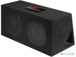 MUSWAY MR208Q – Caisson bass-reflex double subwoofers de 20 cm MUSWAY
