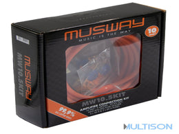 MUSWAY MW10.5KIT – Kit de câble Amplificateur 10 mm² (5 mètres) MUSWAY