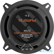 Musway MS52 - Haut-Parleurs 13 Cm 2 Voies 80W RMS - Multison