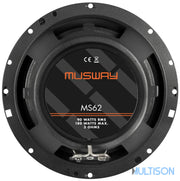 Musway MS62 - Haut-Parleurs 16.5Cm 2 Voies 90W RMS - Multison