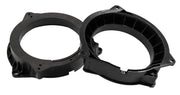 Musway MSR-B1 – Anneaux adaptateurs 10 cm pour haut-parleurs BMW (1 paire) MUSWAY