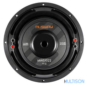 MUSWAY MWS1022 – Subwoofer 25 cm (10”) en Design Plat Multison