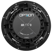 OPTION AIR-F10 D2 – Subwoofer 25 cm Flat 2+2 Ω ultra-plat OPTION