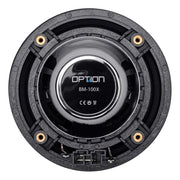 OPTION BM-100X – Système de haut-parleurs coaxiaux pour BMW | 50 W RMS | 10 cm | Plug & Play OPTION