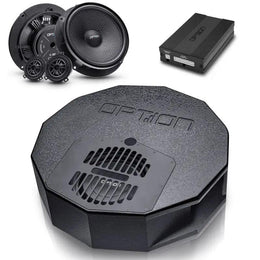 OPTION SET-105 – Kit DSP, Haut-Parleurs & Subwoofer pour Skoda Superb III | Plug & Play OPTION