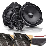 OPTION SET-107 – Kit Haut-Parleurs Avant pour Fiat 500 / 500X avec Insonorisation et Outils | Plug & Play OPTION