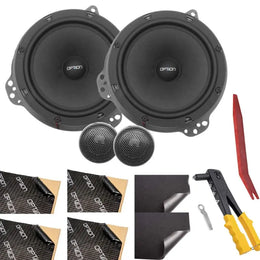 OPTION SET-138 – Kit haut-parleurs avant pour Opel Vivaro B avec isolation et accessoires | Plug & Play OPTION