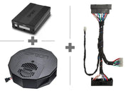 OPTION SET-144 – Système audio pour Seat Leon 5F (Beats avec fibre optique) – Amplificateur DSP + Subwoofer de roue de secours – Plug & Play