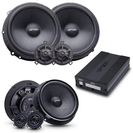 OPTION SET-147 – Système DSP + Haut-parleurs avant et arrière pour Seat Leon (KL) – 6x60W RMS – 4 Ohms
