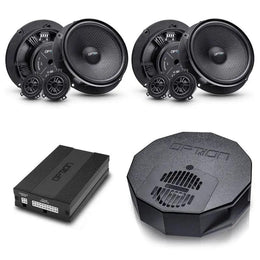 OPTION SET-178 – Système DSP + Subwoofer + Haut-parleurs avant et arrière pour Skoda Octavia III | V4 | Plug & Play