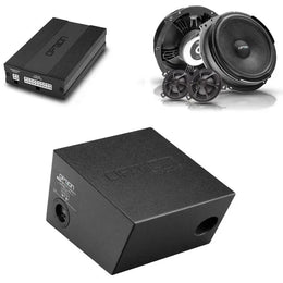 OPTION SET-182 – Système audio pour VW T5 | Amplificateur DSP + Subwoofer + Haut-parleurs | V2 | Plug & Play