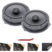 OPTION SET-184 – Haut-parleurs arrière pour Dacia Duster (SR) 2017-2024 | Inclus isolation et accessoires | Plug & Play