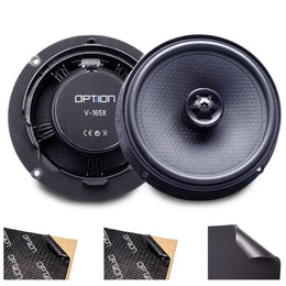 OPTION SET-190 – Haut-parleurs arrière pour VW Polo VI (AW) | Plug & Play + Isolation