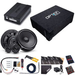 OPTION SET-197 – Système audio pour VW Polo VI (AW) | Amplificateur DSP6 + Subwoofer Pulse 8P + Haut-parleurs Front | V2 | Plug & Play OPTION
