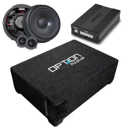 OPTION SET-217 – Système Audio V4 pour Skoda Kodiaq II avec DSP6 + Subwoofer PULSE-8P + Kit Haut-Parleurs Avant