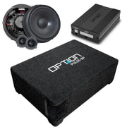 OPTION SET-217 – Système Audio V4 pour Skoda Kodiaq II avec DSP6 + Subwoofer PULSE-8P + Kit Haut-Parleurs Avant OPTION