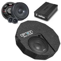 OPTION SET-218 – Système Audio V5 pour Skoda Kodiaq II avec DSP6 + DRIVE 10 Flat BRP + Kit HP Avant