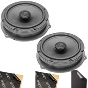 OPTION SET-237 – Haut-parleurs arrière pour Dacia Jogger (1ʳᵉ génération) avec isolation acoustique | Plug & Play