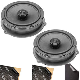 OPTION SET-237 – Haut-parleurs arrière pour Dacia Jogger (1ʳᵉ génération) avec isolation acoustique | Plug & Play OPTION