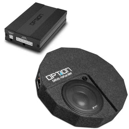 OPTION SET-240 – Système audio pour Hyundai i30 PD (2017–2020) | Amplificateur DSP + Subwoofer de roue de secours V2 OPTION