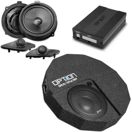 OPTION SET-241 – Système audio pour Hyundai i30 PD (2017–2020) | Amplificateur DSP + Subwoofer + Haut-parleurs avant