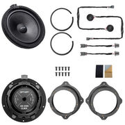 OPTION SET-243 – Haut-parleurs avant pour Opel Astra L (à partir de 2021) | Avec isolation et outils | Plug & Play OPTION