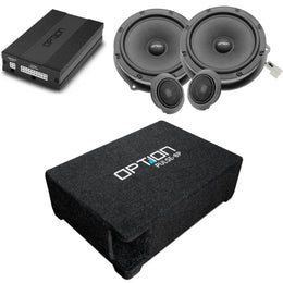 OPTION SET-290 – Système audio V2 DSP avec subwoofer et kit haut-parleurs avant pour Dacia Duster 3