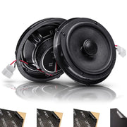 OPTION SET-299 – Kit haut-parleurs arrière Plug & Play avec insonorisation pour Ford Fiesta VII