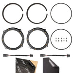 OPTION SET-327 – Kit haut-parleurs arrière Plug & Play avec insonorisation pour KIA Ceed (CD) OPTION