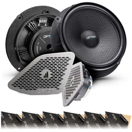 OPTION SET-342 – Kit Haut-Parleurs Avant VW T6.1 avec Tweeter & Woofer + Isolation & Outils | Plug & Play OPTION