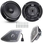 OPTION SET-342 – Kit Haut-Parleurs Avant VW T6.1 avec Tweeter & Woofer + Isolation & Outils | Plug & Play OPTION