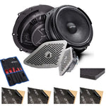 OPTION SET-344 – Haut-parleurs avant VW T6 | PRO-Edition | HD-Sound avec grille design, isolation de porte & outils | Plug & Play OPTION