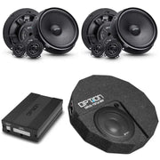 OPTION SET-357 – Système audio DSP complet V3 Plug & Play Skoda Karoq 1 (Front + Arrière + Subwoofer) OPTION