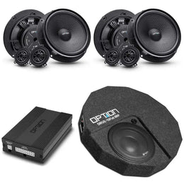 OPTION SET-357 – Système audio DSP complet V3 Plug & Play Skoda Karoq 1 (Front + Arrière + Subwoofer) OPTION