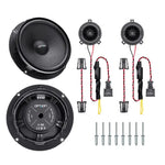 OPTION SET-362 – Kit haut-parleurs + subwoofers sous sièges avec amplification pour VW Caddy V V3 OPTION