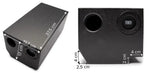 OPTION SUB-108 – Kit Subwoofer ROCK-1 avec connexion Plug & Play pour véhicules avec autoradio après-vente OPTION