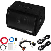 OPTION SUB-131 – Subwoofer actif 20 cm Plug & Play ISO | PULSE-8BRA 350W RMS Bassreflex OPTION
