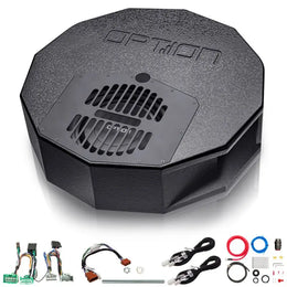 OPTION SUB-137 – Subwoofer Plug & Play Opel Astra K | Drive10 BRA Reserverad 300W RMS OPTION