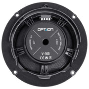 OPTION V-165 – Kit Haut-Parleurs 2 Voies 16,5 cm | 70 W RMS | 3 Ohms | Plug & Play OPTION