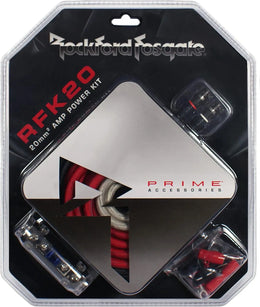 ROCKFORD RFK20 – Kit de Câblage Amplificateur – 20 mm² – 60A – RCA 5m Rockford