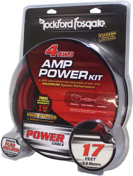 ROCKFORD RFK4 – Kit d’installation 4 AWG en cuivre pur OFC Rockford