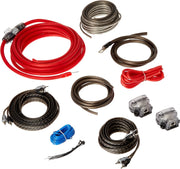 ROCKFORD RFK4D – Kit de câblage double ampli 4 AWG (Cuivre OFC) Rockford